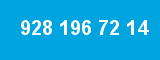 928 196 72 14 928 196 72 14